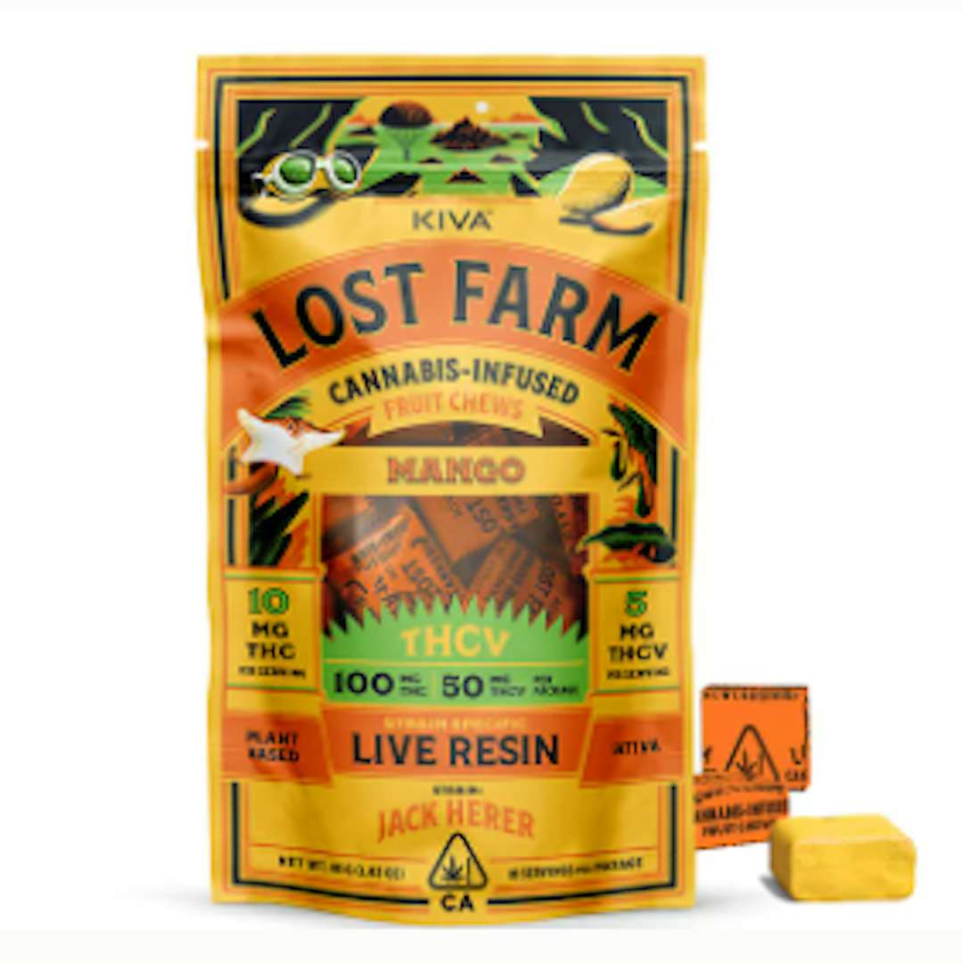 Mango x Jack Herer THCv Live Resin Chews 100mg