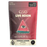 Watermelon Haze Live Rosin Gummies 100mg