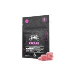 Raspberry Cough Escape CBC Euphoric Gummies 100mg