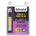 THCV + Delta 8 THC Vape Cartridge- Purple Haze